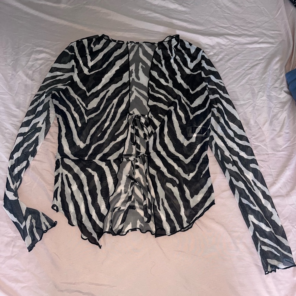 SHEIN size large zebra print